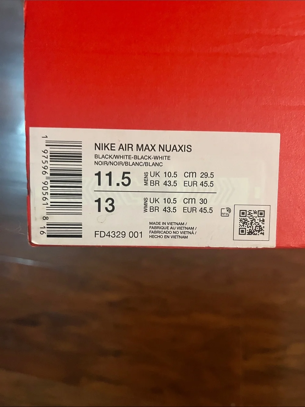 Nike Kids Black and White Athletic Sneakers